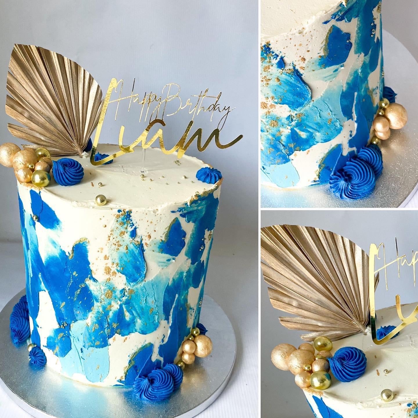 PALM SPEAR 8” TALL CAKE