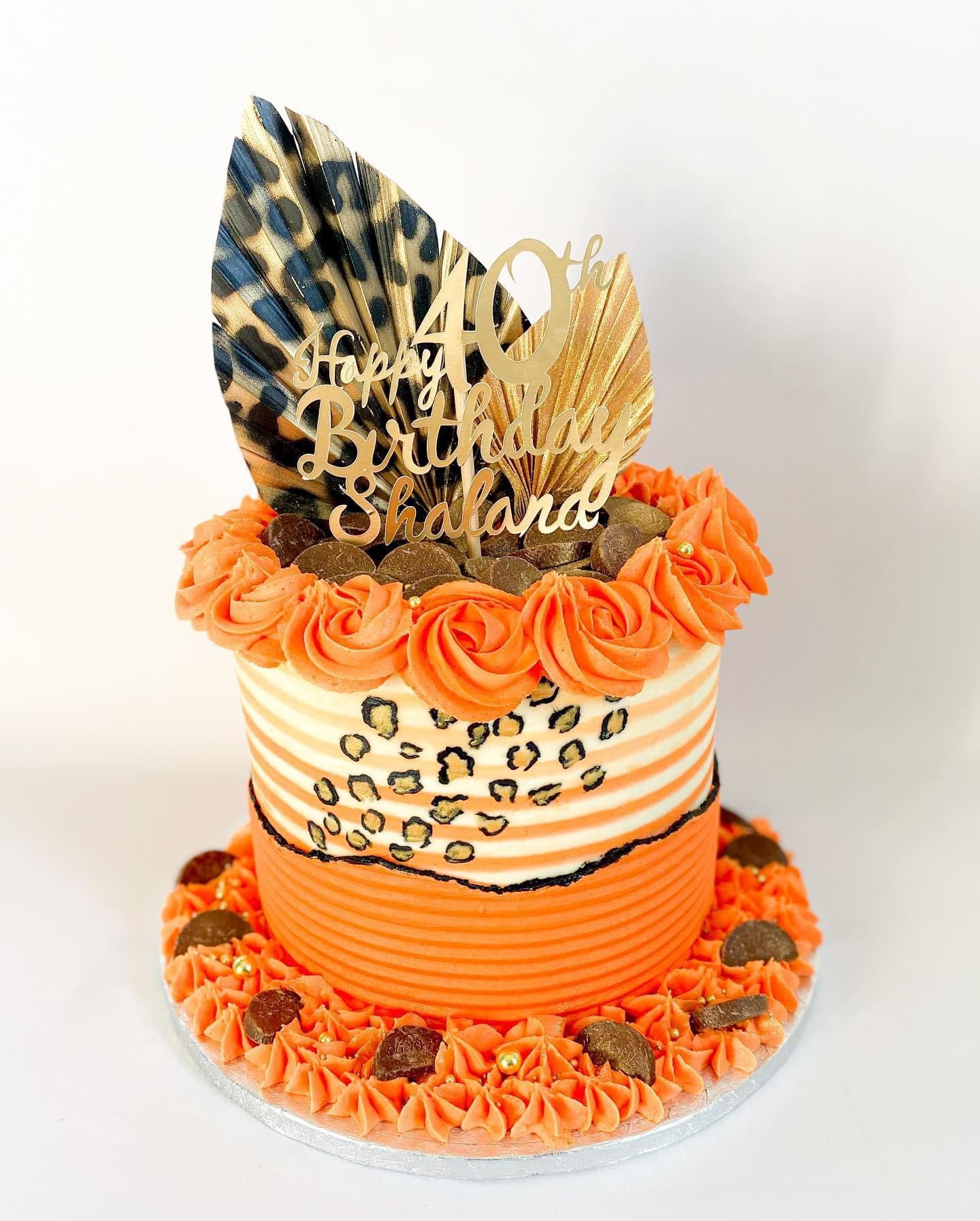 PALM SPEAR 6” TALL CAKE